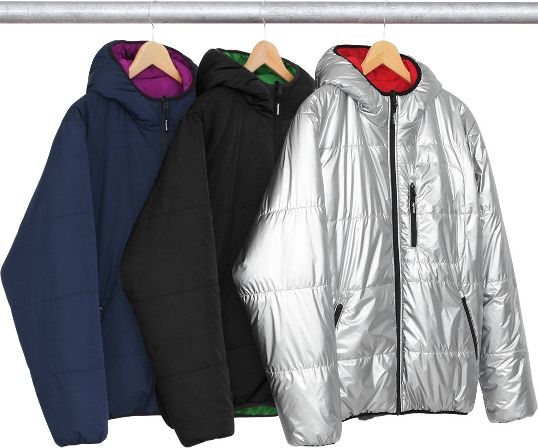 Reversible Hooded Puffy Jacket view 4